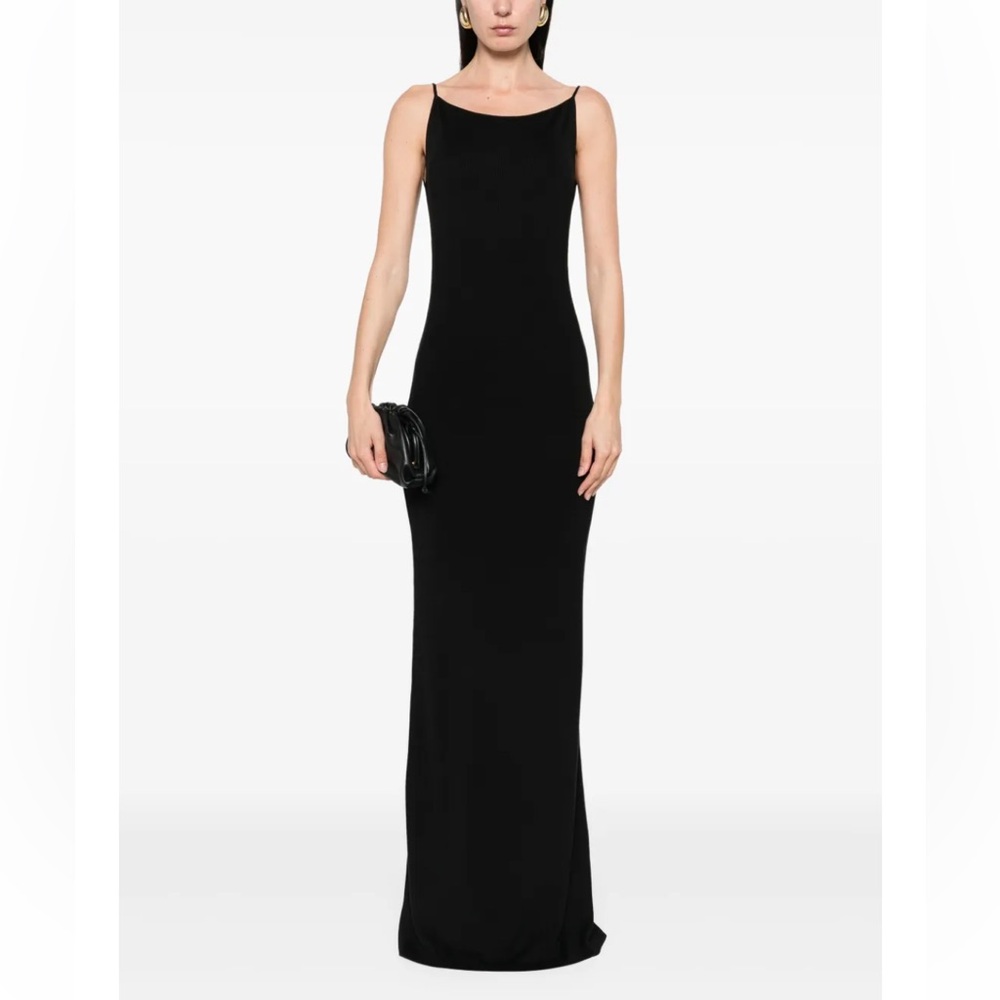 Aya‎ Muse Lyr maxi dress black size XS, nwt